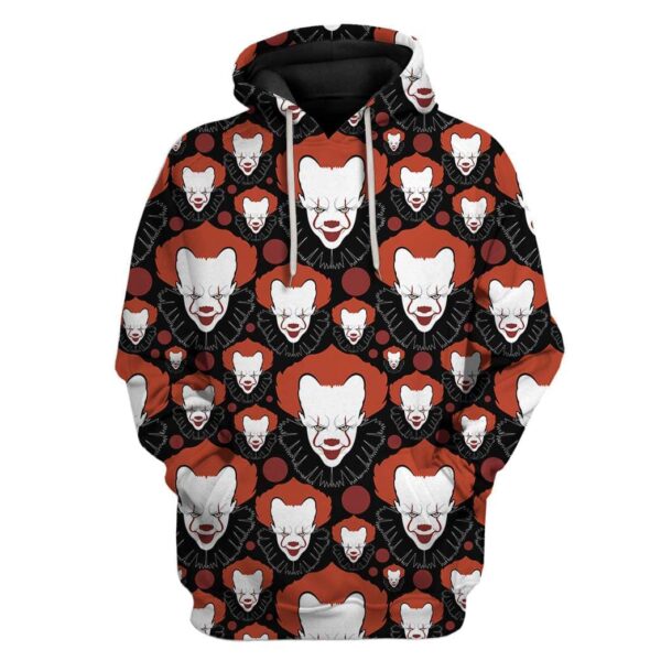 Custom Pennywise Apparel HD-DT2381904 3D Custom Fleece Hoodies Hoodie S 