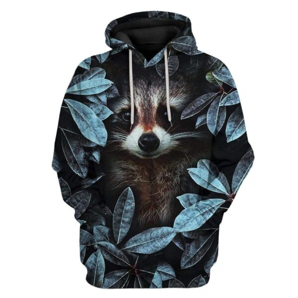 Custom Raccoon Apparel HD-GH2081922 3D Custom Fleece Hoodies Hoodie S 