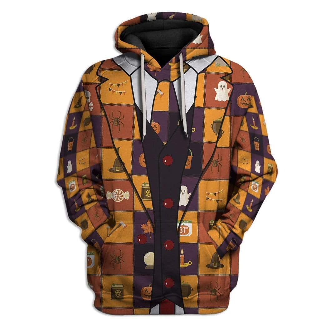 Custom Scary Halloween Apparel HD-AT2981910 3D Custom Fleece Hoodies Hoodie S