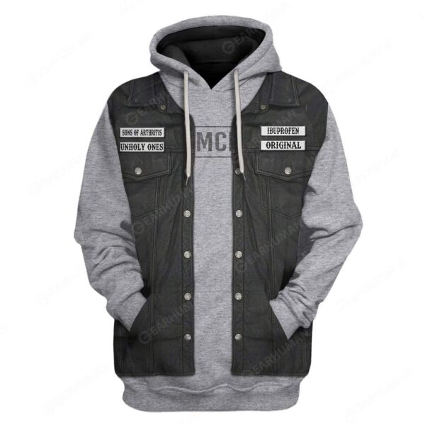 Custom Sons Of Arthritis Apparel T27828 3D Custom Fleece Hoodies Hoodie S 
