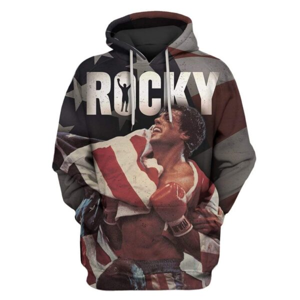 Custom T-shirt - Hoodies American Dreams Rocky Apparel HD-GH20675 3D Custom Fleece Hoodies Hoodie S 