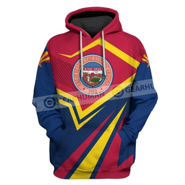 Custom T-shirt - Hoodies Arizona Apparel HD-GH20908 3D Custom Fleece Hoodies Hoodie S 