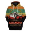 Custom T-shirt - Hoodies Being A Grandpa Is Priceless HD-GH1381903 3D Custom Fleece Hoodies Hoodie S