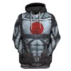 Custom T-shirt - Hoodies Bloodshot Shirtless Straps Apparel HD-GH20696 3D Custom Fleece Hoodies Hoodie S 