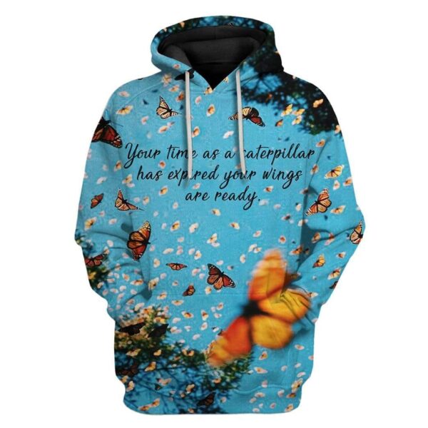Custom T-shirt - Hoodies Butterfly HD-GH3171905 3D Custom Fleece Hoodies Hoodie S 