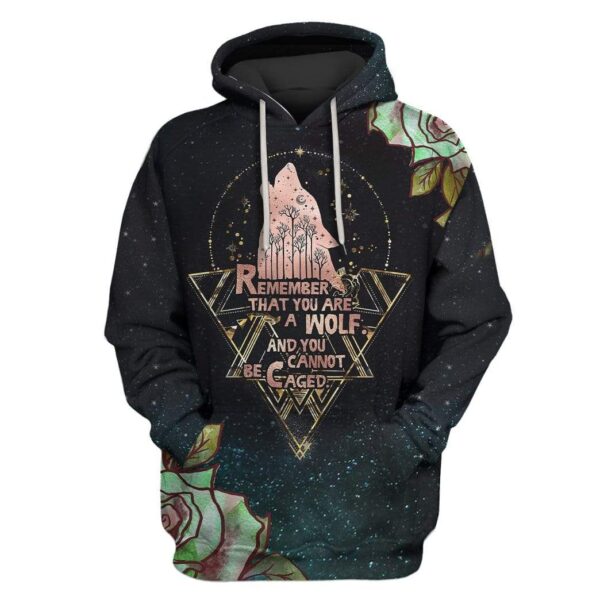 Custom T-shirt - Hoodies Cannot Be Caged Apparel HD-GH20798 3D Custom Fleece Hoodies Hoodie S 