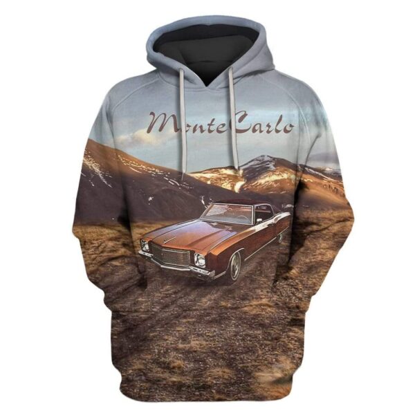 Custom T-shirt - Hoodies Chevy Monte Carlo Old Photo Apparel HD-GH20683 3D Custom Fleece Hoodies Hoodie S 