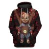 Custom T-shirt - Hoodies Chucky Apparel HD-GH20692 3D Custom Fleece Hoodies Hoodie S