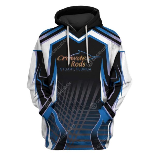 Custom T-shirt - Hoodies CROWDER RODS Apparel HD-GH20858 3D Custom Fleece Hoodies Hoodie S 