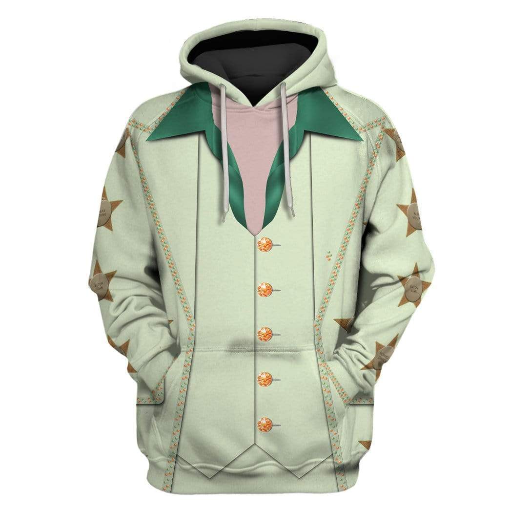 Custom T-shirt - Hoodies elton john Apparel HD-GH20555 3D Custom Fleece Hoodies Hoodie S