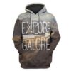 Custom T-shirt - Hoodies Explore Galore Apparel HD-GH20771 3D Custom Fleece Hoodies Hoodie S