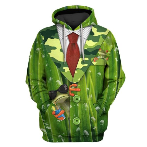 Custom T-shirt - Hoodies Frog Suit Apparel HD-GH20686 3D Custom Fleece Hoodies Hoodie S 