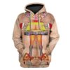Custom T-shirt - Hoodies Funny Ugly Christmas Butt Apparel HD-GH20690 3D Custom Fleece Hoodies Hoodie S 