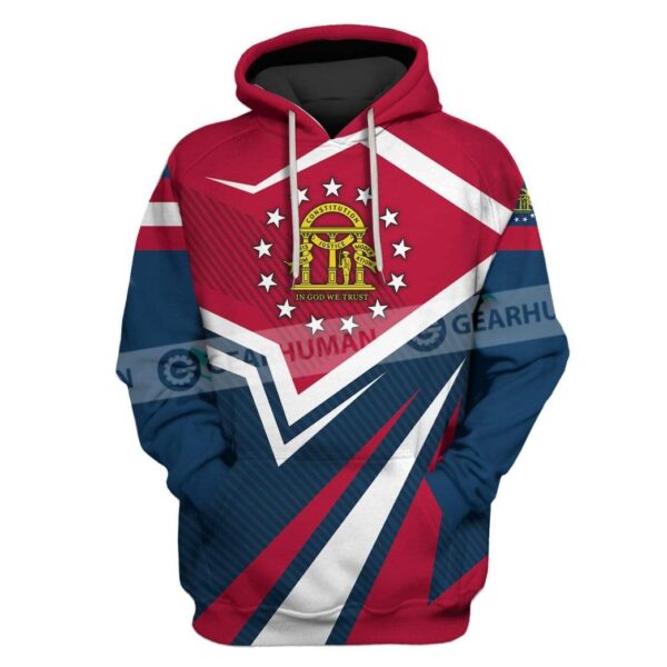 Custom T-shirt - Hoodies Georgia Apparel HD-GH201003 3D Custom Fleece Hoodies Hoodie S 