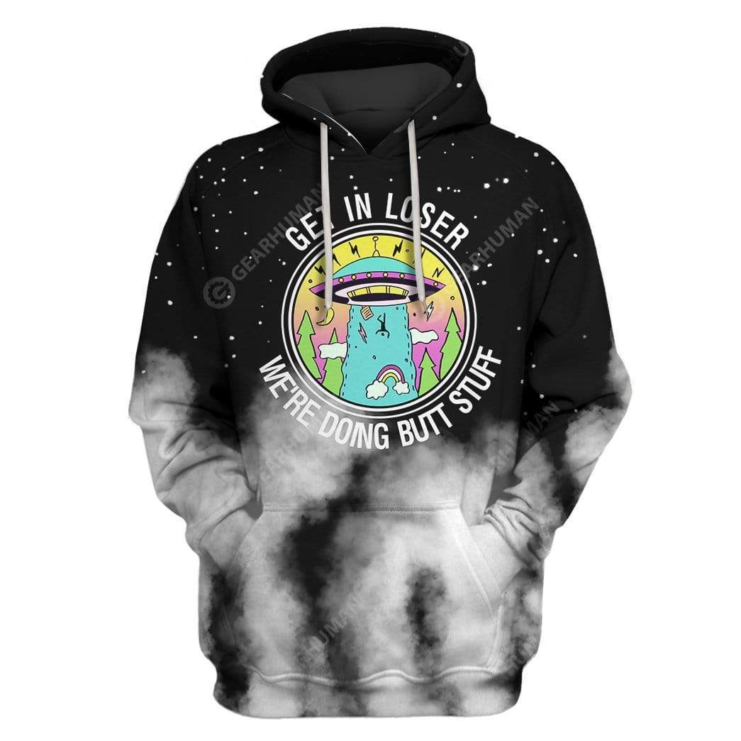 Custom T-shirt - Hoodies Get In Loser Apparel HD-GH21041 3D Custom Fleece Hoodies Hoodie S