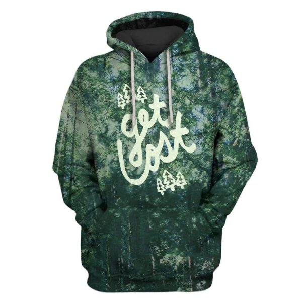 Custom T-shirt - Hoodies Get Lost Apparel HD-GH20788 3D Custom Fleece Hoodies Hoodie S 