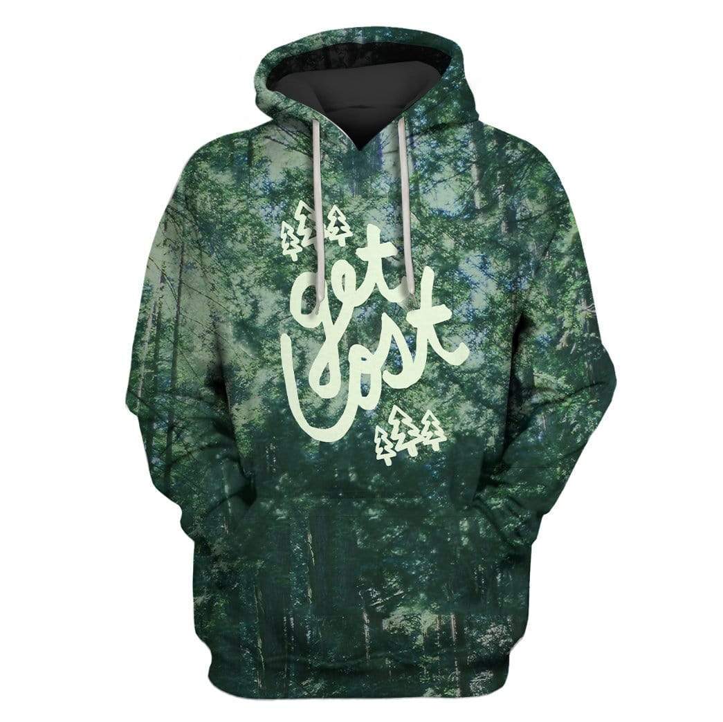 Custom T-shirt - Hoodies Get Lost Apparel HD-GH20788 3D Custom Fleece Hoodies Hoodie S