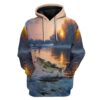 Custom T-shirt - Hoodies Go fishing Apparel HD-GH20860 3D Custom Fleece Hoodies Hoodie S