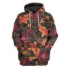 Custom T-shirt - Hoodies Gold carps and peonies Apparel HD-GH20811 3D Custom Fleece Hoodies Hoodie S