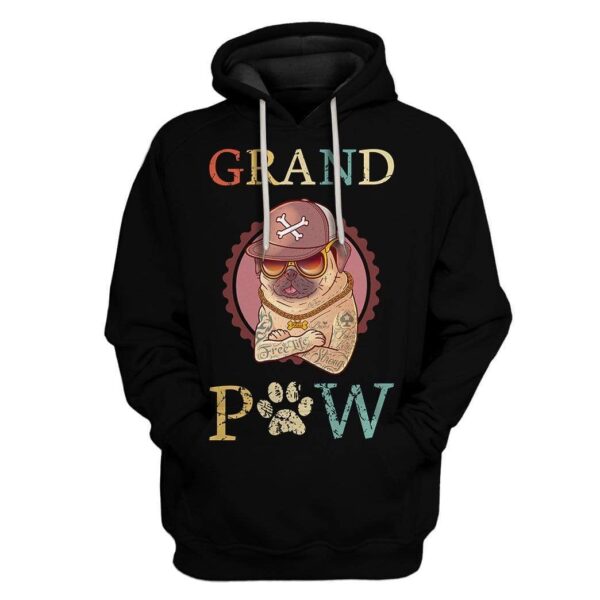 Custom T-shirt - Hoodies Grand Paw HD-GH3071923 3D Custom Fleece Hoodies Hoodie S 