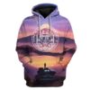 Custom T-shirt - Hoodies Home is where the heart is Apparel HD-GH20827 3D Custom Fleece Hoodies Hoodie S
