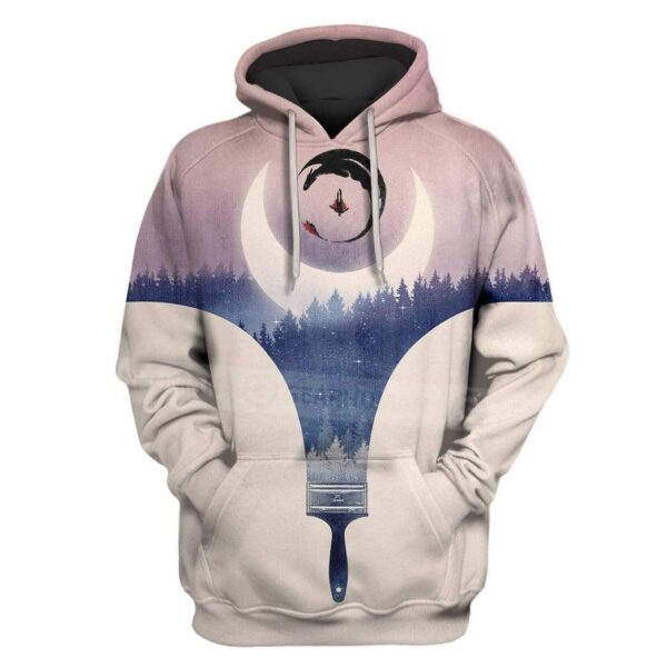 Custom T-shirt - Hoodies How To Train Your Dragon Apparel HD-GH20802 3D Custom Fleece Hoodies Hoodie S 