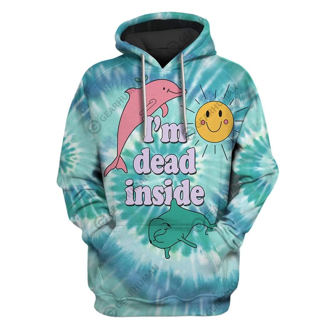 Custom T-shirt - Hoodies I Am Dead Inside HD-GH21051 3D Custom Fleece Hoodies Hoodie S