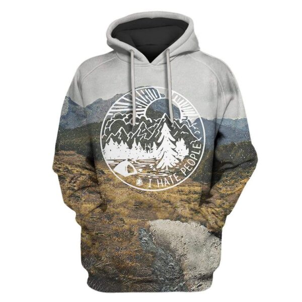 Custom T-shirt - Hoodies I Hate People Apparel HD-GH20780 3D Custom Fleece Hoodies Hoodie S 