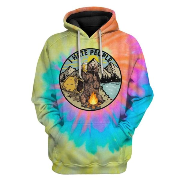 Custom T-shirt - Hoodies I Hate People HD-GH0281915 3D Custom Fleece Hoodies Hoodie S 