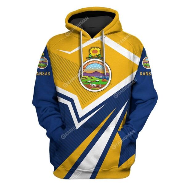 Custom T-shirt - Hoodies Kansas HD-GH22009 3D Custom Fleece Hoodies Hoodie S 
