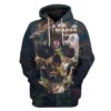 Custom T-shirt - Hoodies Kingdom Skull HD-GH0581927 3D Custom Fleece Hoodies Hoodie S