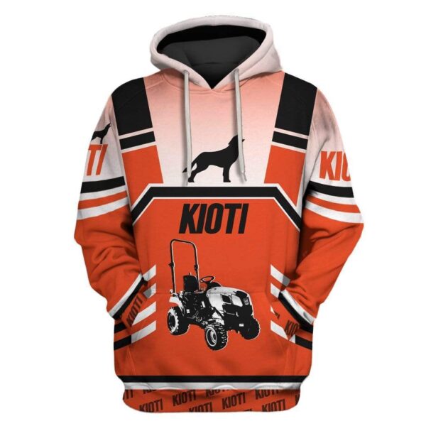 Custom T-shirt - Hoodies Kioti Apparel HD-GH20534 3D Custom Fleece Hoodies Hoodie S 