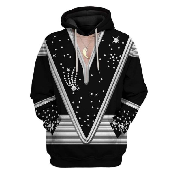 Custom T-shirt - Hoodies KISS- Spaceman Costume Apparel HD-GH20506 3D Custom Fleece Hoodies Hoodie S 