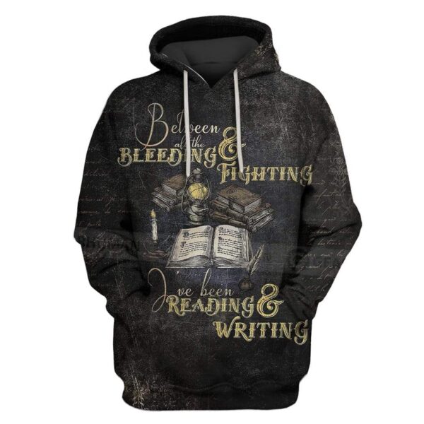 Custom T-shirt - Hoodies Lin-Manuel Miranda reading and writing Apparel HD-GH20800 3D Custom Fleece Hoodies Hoodie S 