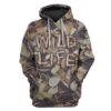 Custom T-shirt - Hoodies Live A Wild Life Apparel HD-GH20789 3D Custom Fleece Hoodies Hoodie S