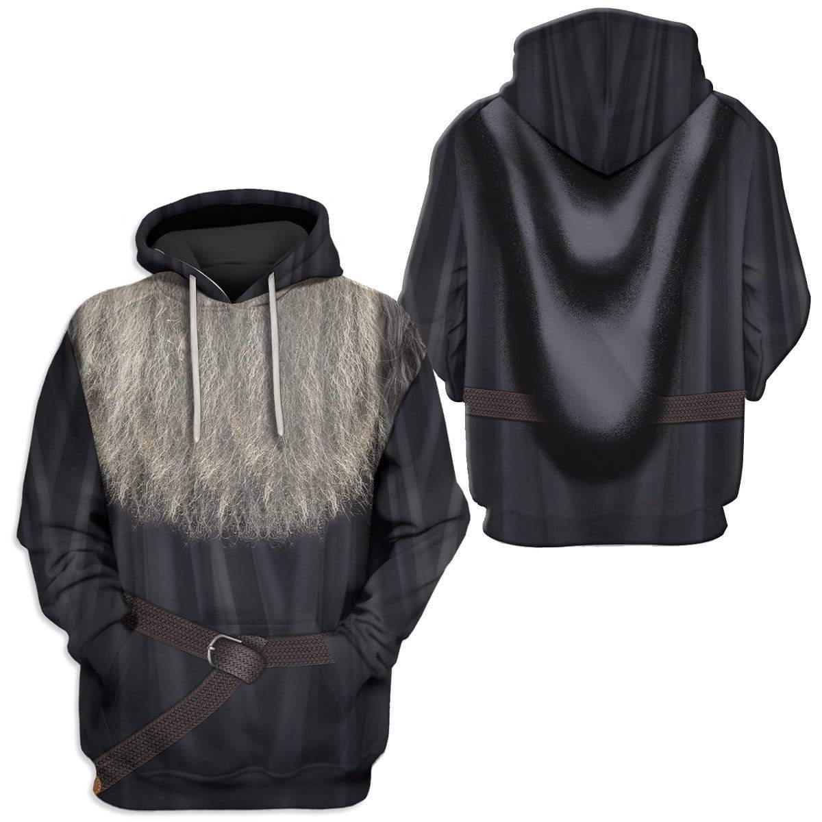 Custom T-shirt - Hoodies Lord Of The Rings Galdalf The Grey Costume Apparel HD-GH20523 3D Custom Fleece Hoodies