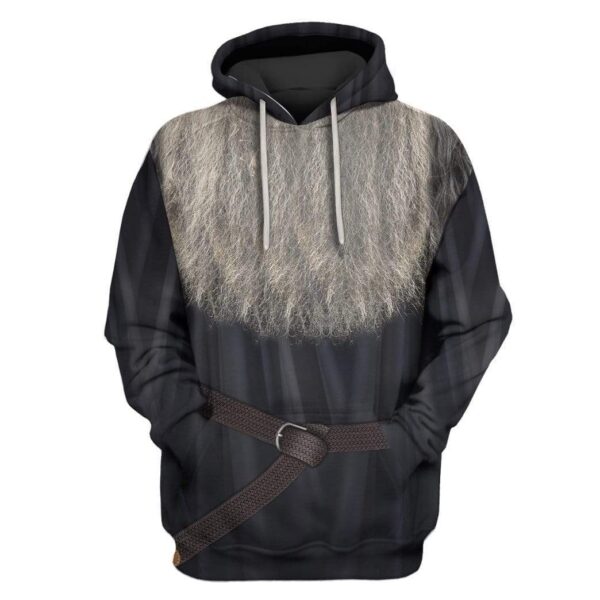 Custom T-shirt - Hoodies Lord Of The Rings Galdalf The Grey Costume Apparel HD-GH20523 3D Custom Fleece Hoodies Hoodie S 