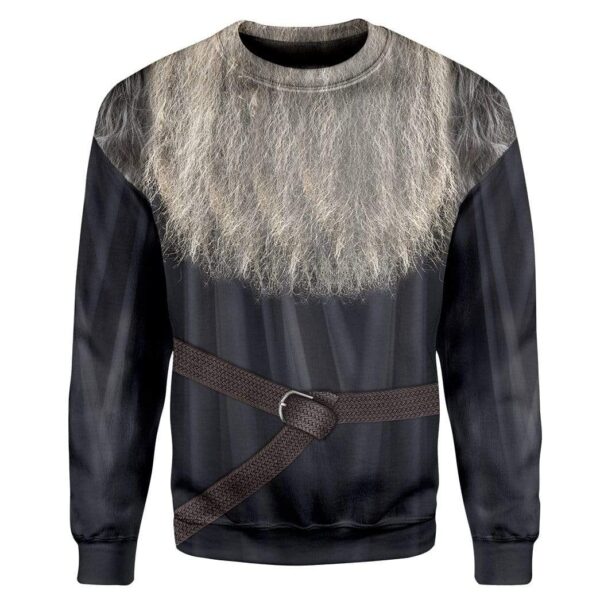 Custom T-shirt - Hoodies Lord Of The Rings Galdalf The Grey Costume Apparel HD-GH20523 3D Custom Fleece Hoodies Long Sleeve S