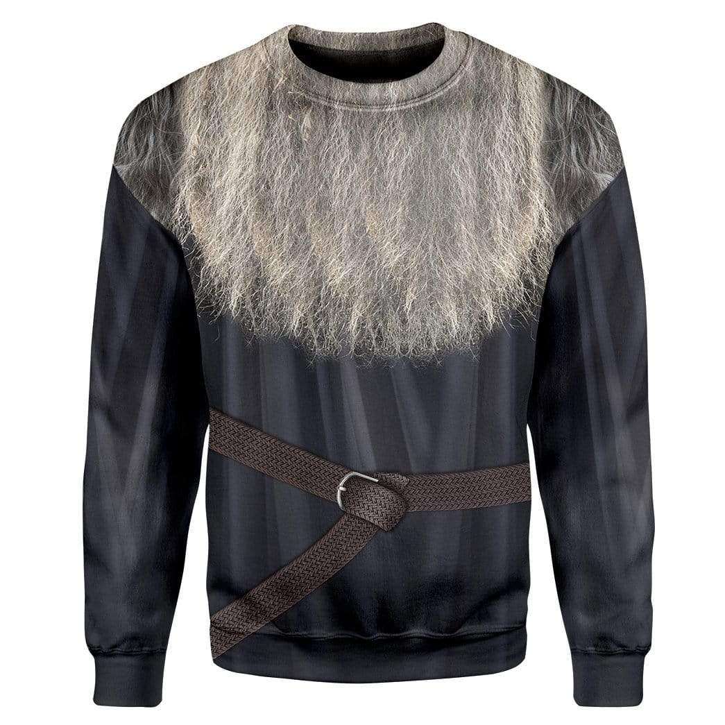 Custom T-shirt - Hoodies Lord Of The Rings Galdalf The Grey Costume Apparel HD-GH20523 3D Custom Fleece Hoodies Long Sleeve S