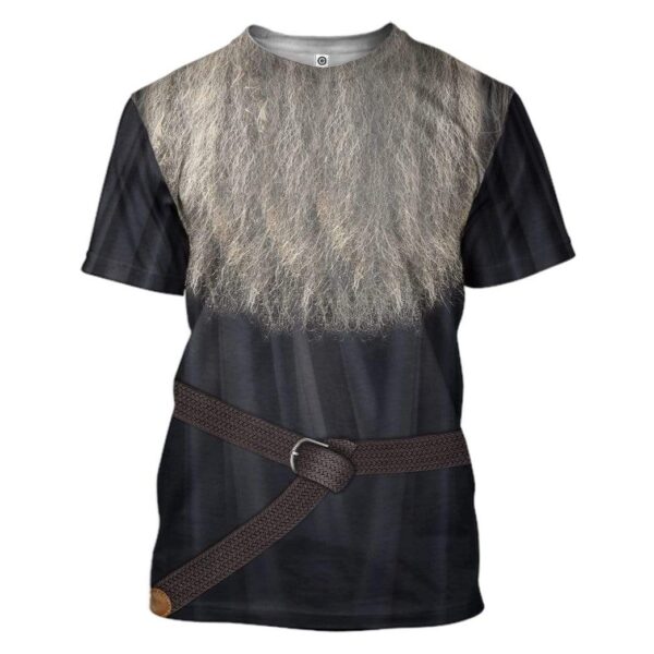 Custom T-shirt - Hoodies Lord Of The Rings Galdalf The Grey Costume Apparel HD-GH20523 3D Custom Fleece Hoodies T-Shirt S