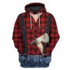 Custom T-shirt - Hoodies LumberJack Costume Apparel HD-GH20674 3D Custom Fleece Hoodies Hoodie S