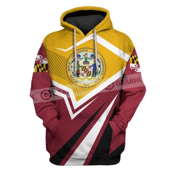 Custom T-shirt - Hoodies Maryland Apparel HD-GH20907 3D Custom Fleece Hoodies Hoodie S 