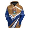 Custom T-shirt - Hoodies Michigan Apparel HD-GH201000 3D Custom Fleece Hoodies Hoodie S