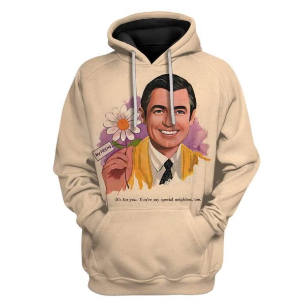 Custom T-shirt - Hoodies Mister Rogers' Neighborhood HD-GH21060 3D Custom Fleece Hoodies Hoodie S 
