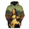 Custom T-shirt - Hoodies monalisa and pug HD-GH2771906 3D Custom Fleece Hoodies Hoodie S