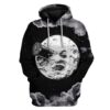 Custom T-shirt - Hoodies Moon HD-GH0281912 3D Custom Fleece Hoodies Hoodie S