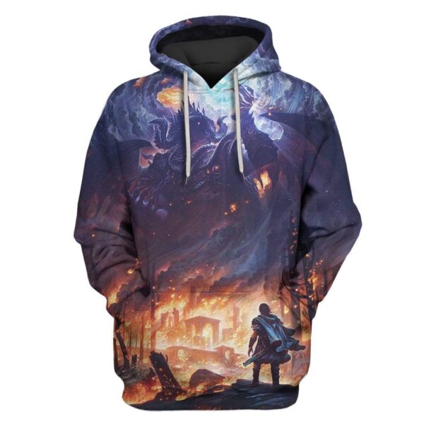 Custom T-shirt - Hoodies Morgoth and the Silmarils Apparel HD-GH20538 3D Custom Fleece Hoodies Hoodie S 