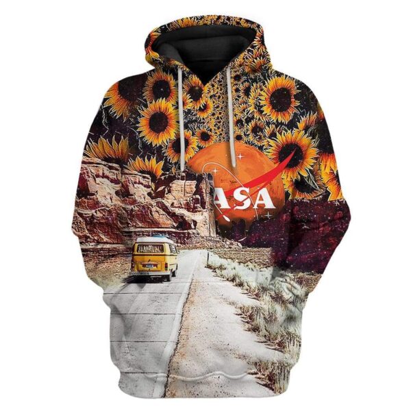 Custom T-shirt - Hoodies Nasa Apparel HD-GH20837 3D Custom Fleece Hoodies Hoodie S 