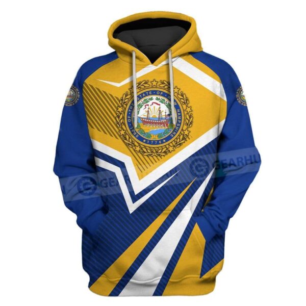 Custom T-shirt - Hoodies New Hampshire Apparel HD-GH20833 3D Custom Fleece Hoodies Hoodie S 