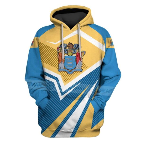 Custom T-shirt - Hoodies New Jersey Apparel HD-GH20830 3D Custom Fleece Hoodies Hoodie S 
